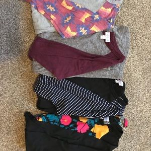 Lot of four lularoe randy shirts
